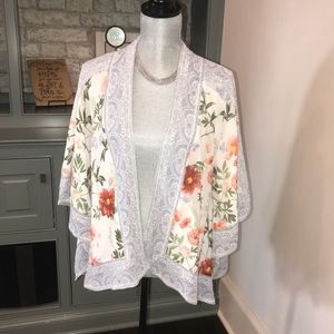 Joie silk floral jacket/tunic XXS/S